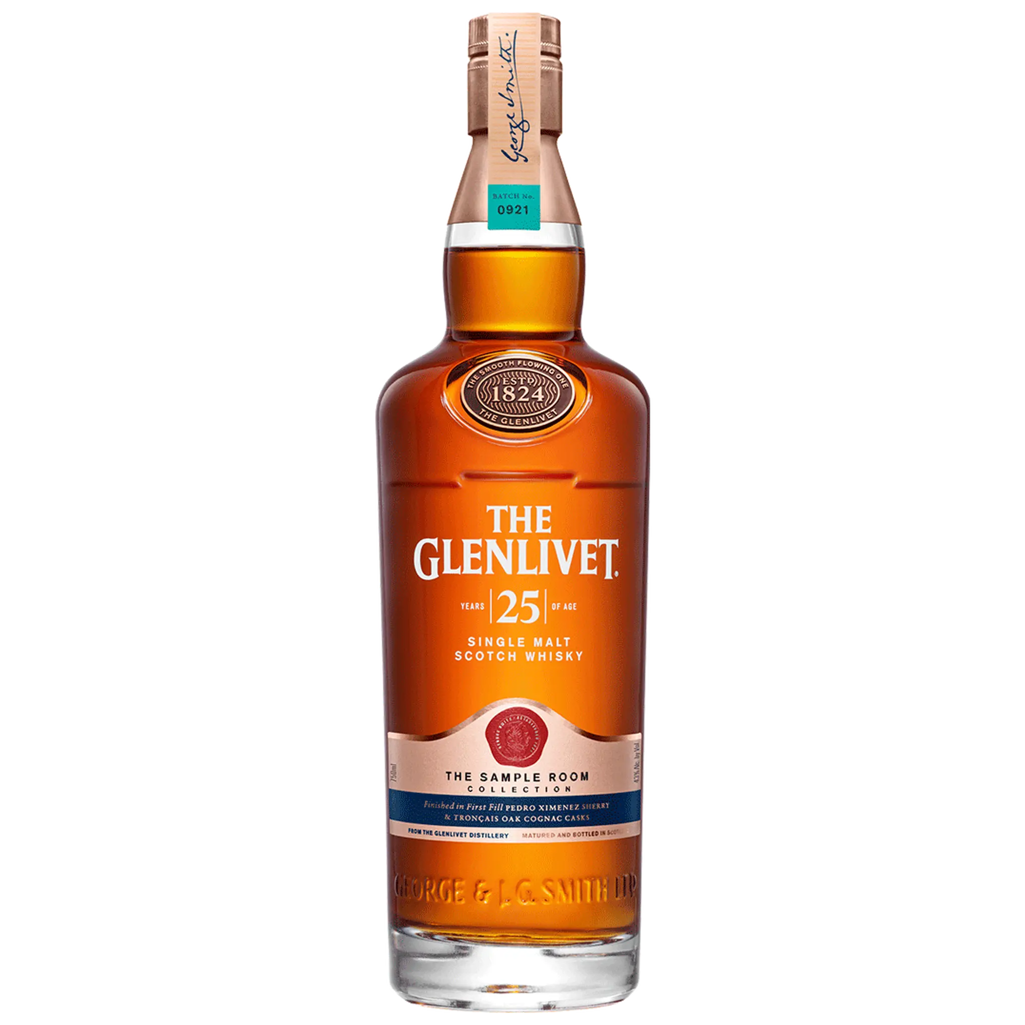 The Glenlivet Single Malt Scotch XXV 25 Year Whiskey