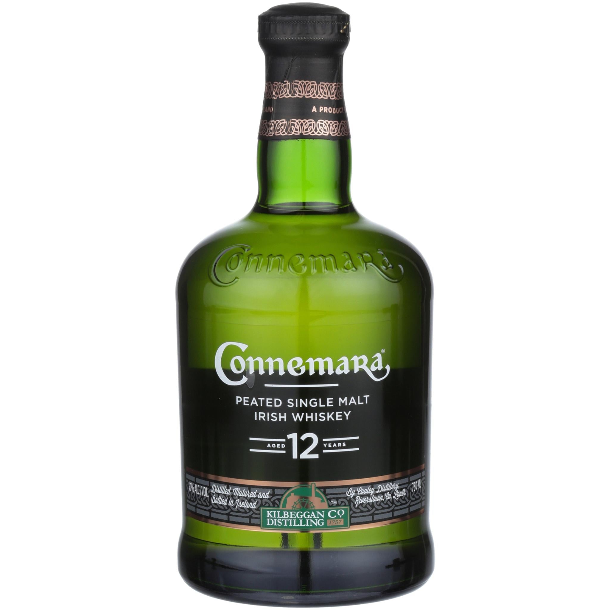 Connemara Single Malt Irish Whiskey Peated 12 Year