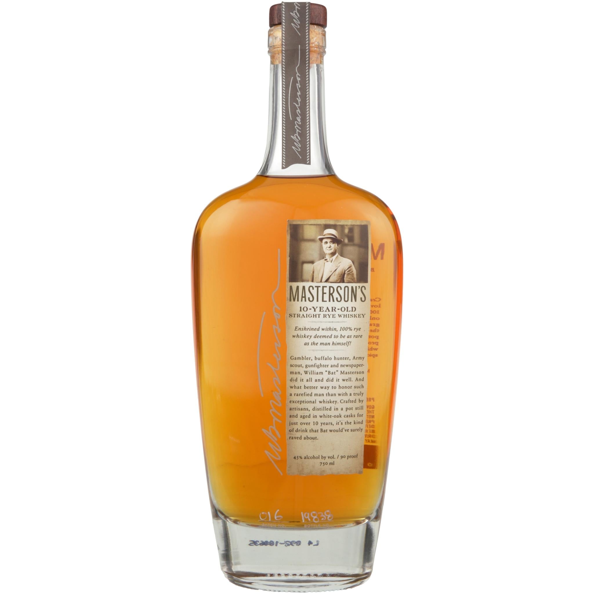 Masterson's Canadian Straight Rye Whiskey 10 Yr