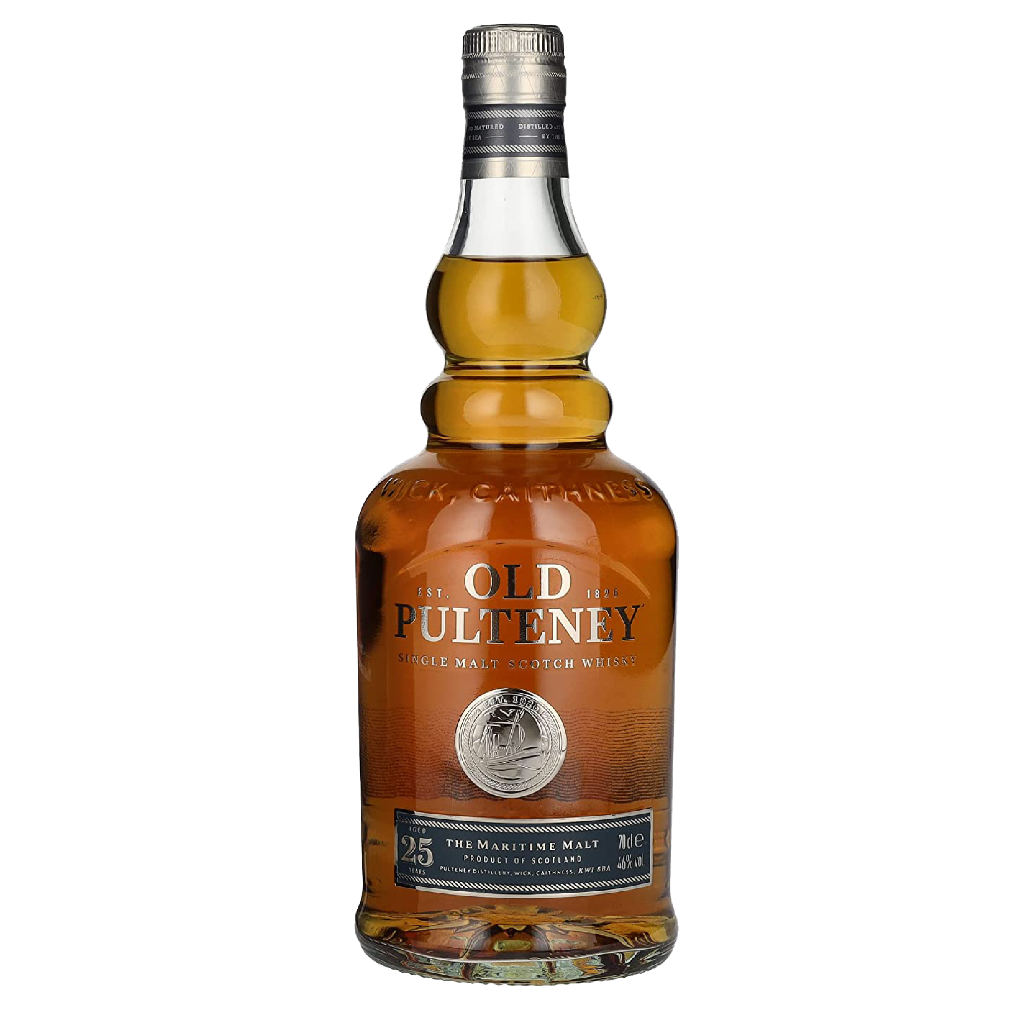 Old Pulteney Single Malt Scotch 25 Year Whiskey