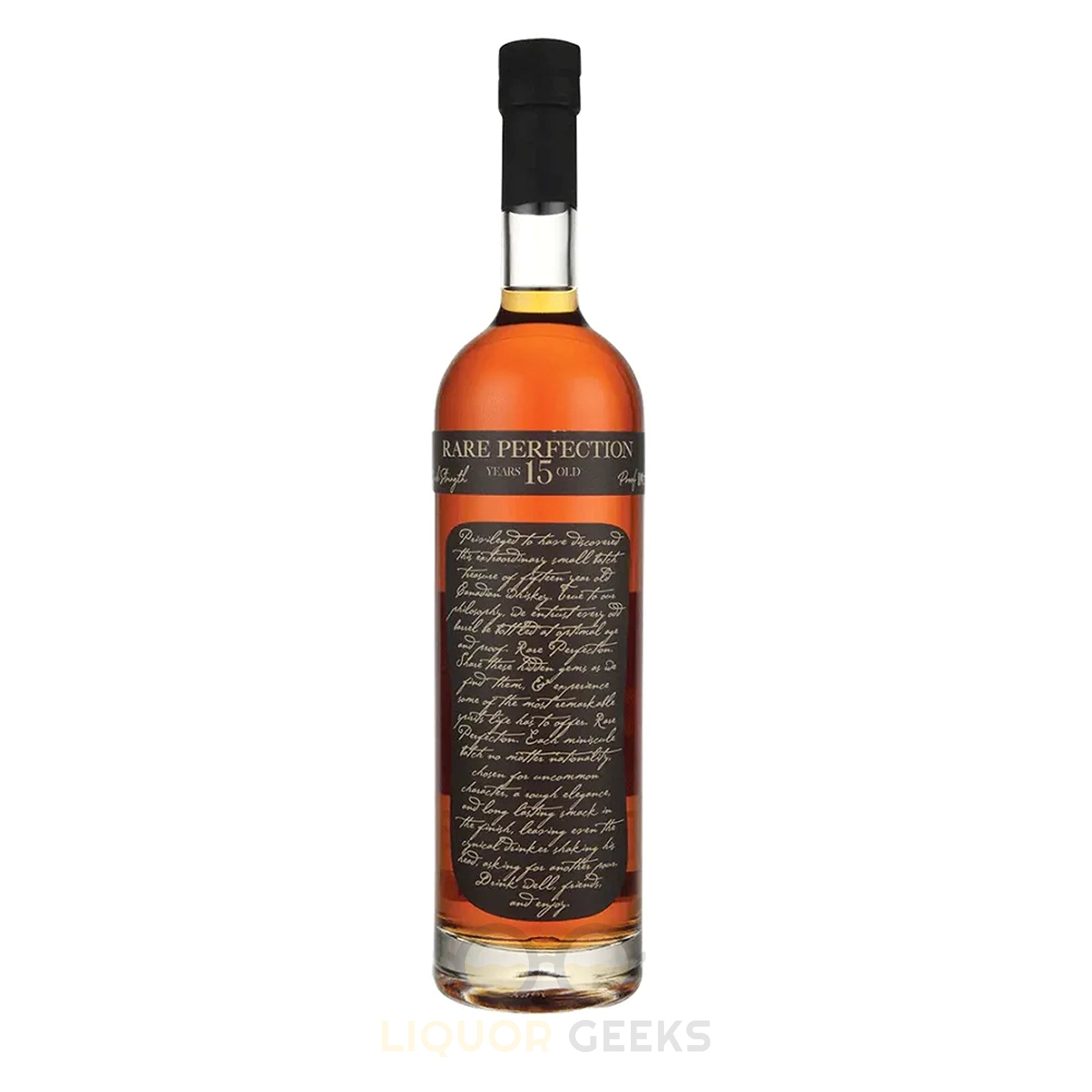 Rare Perfection 15 Year Old Cask Strength Canadian Whiskey