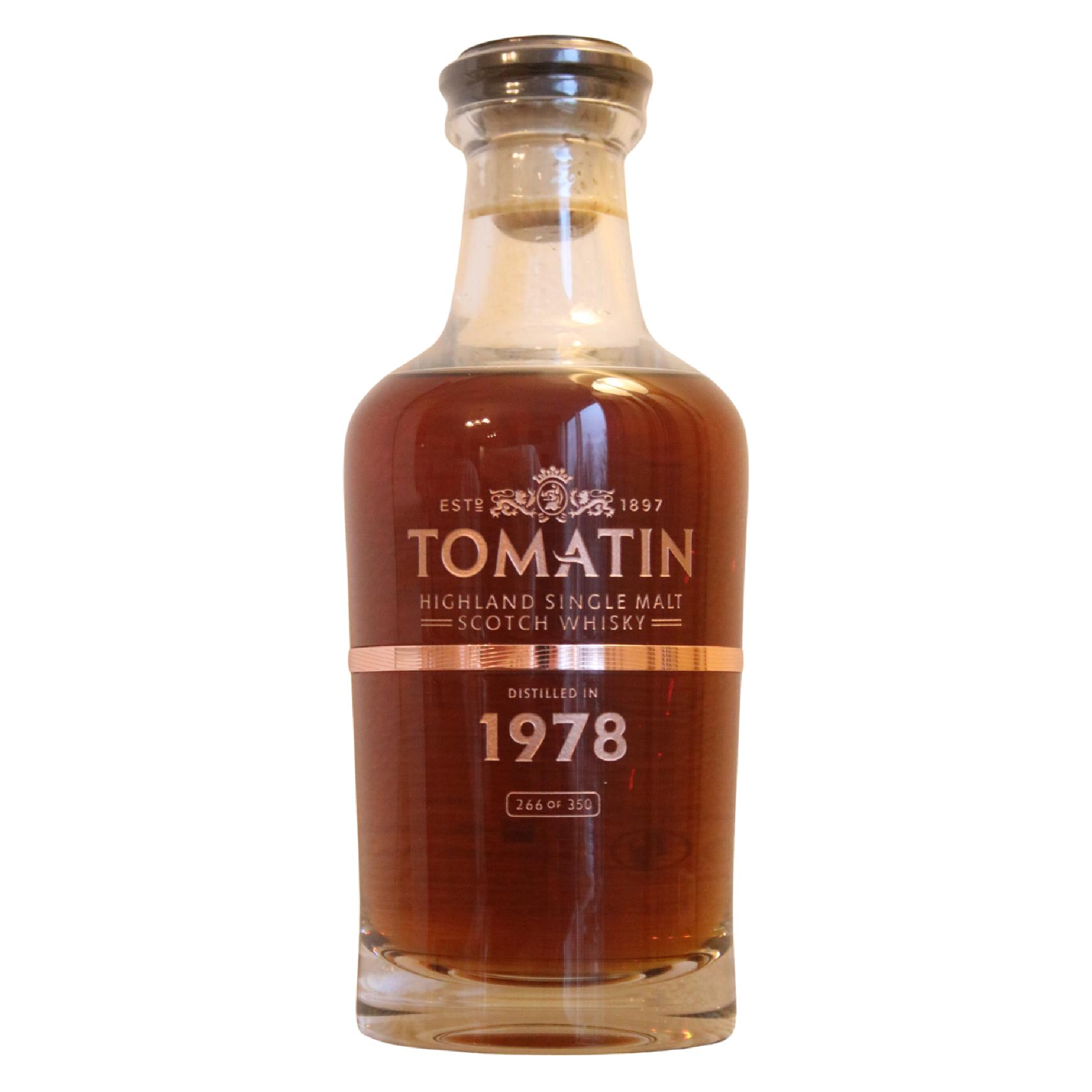 Tomatin Single Malt Scotch 1978 41 Year Whiskey