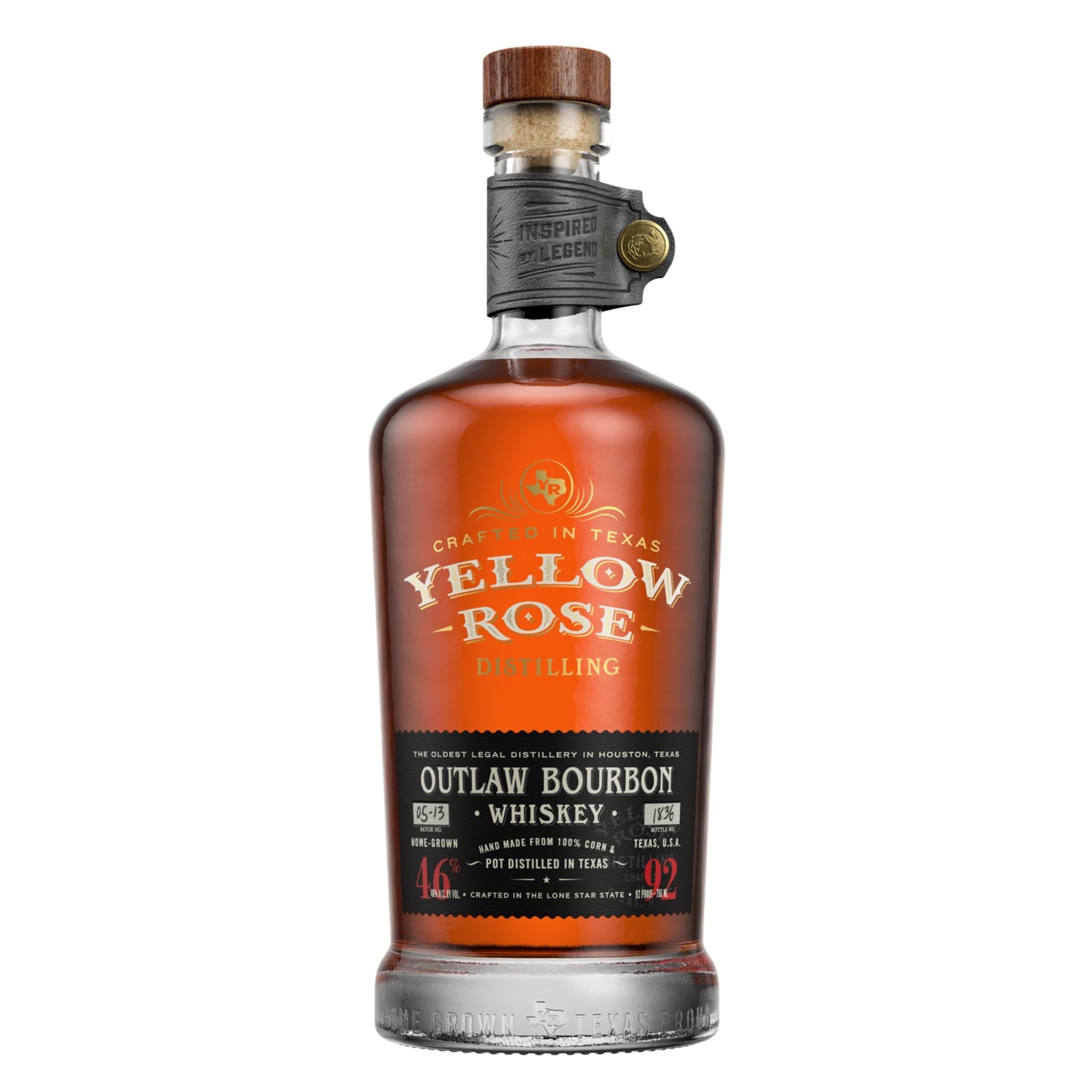 Yellow Rose Distilling Bourbon Outlaw Whiskey
