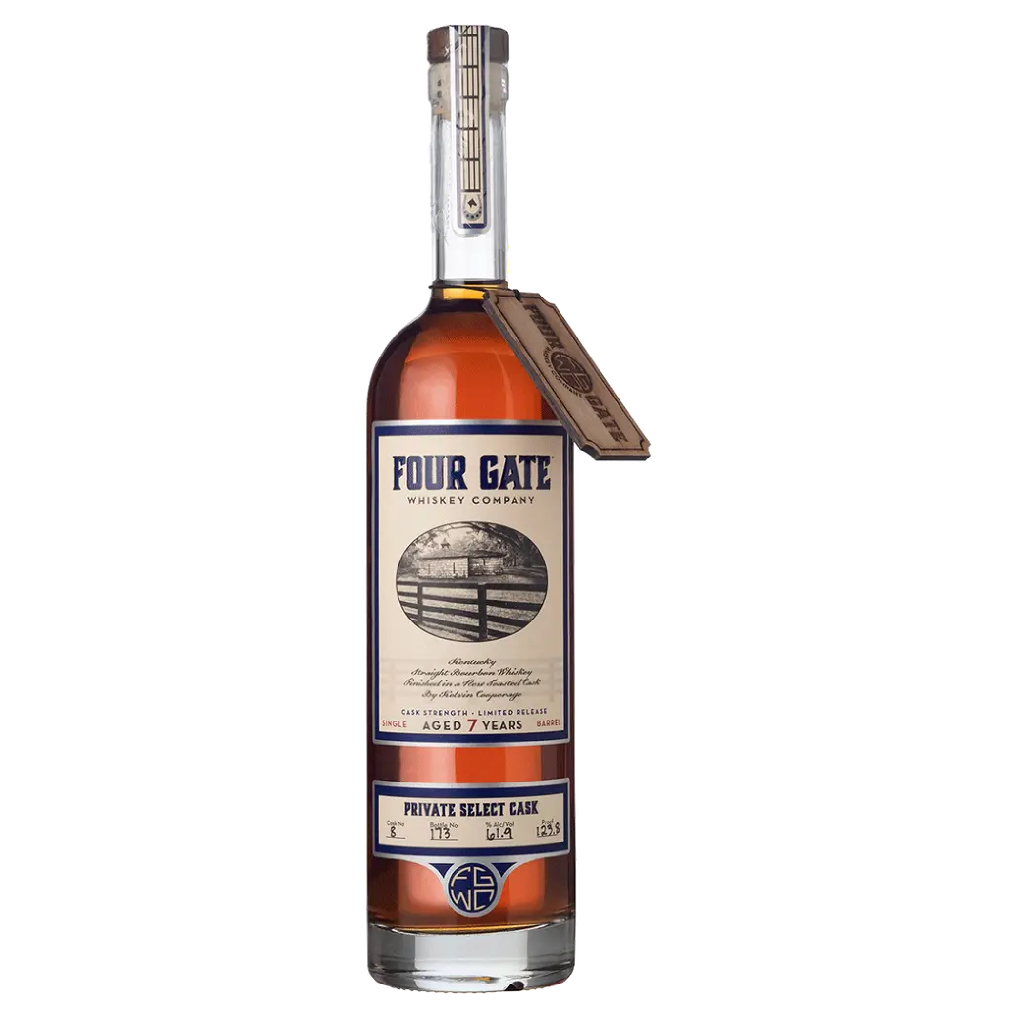 Four Gate Private Select Cask 7 Year Bourbon Whiskey