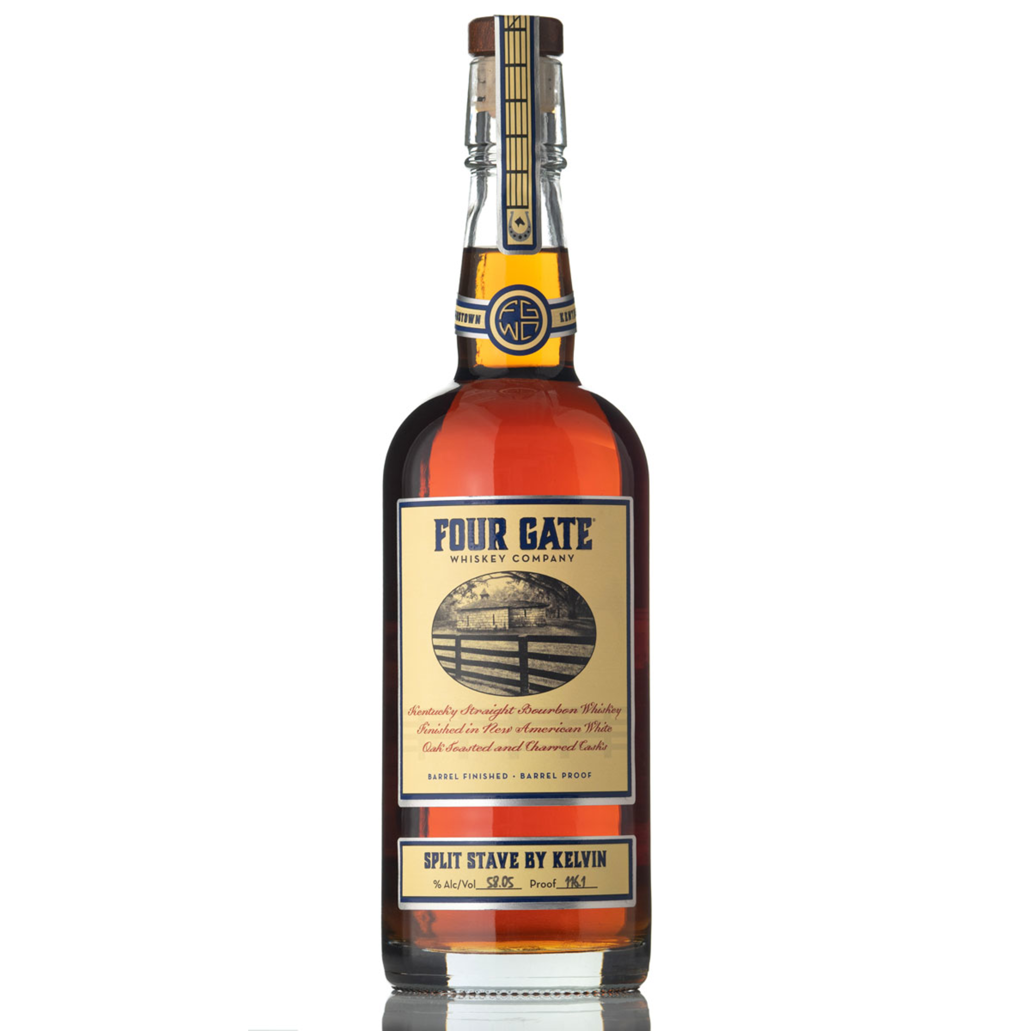 Four Gate Split Stave Stnd Bourbon Whiskey