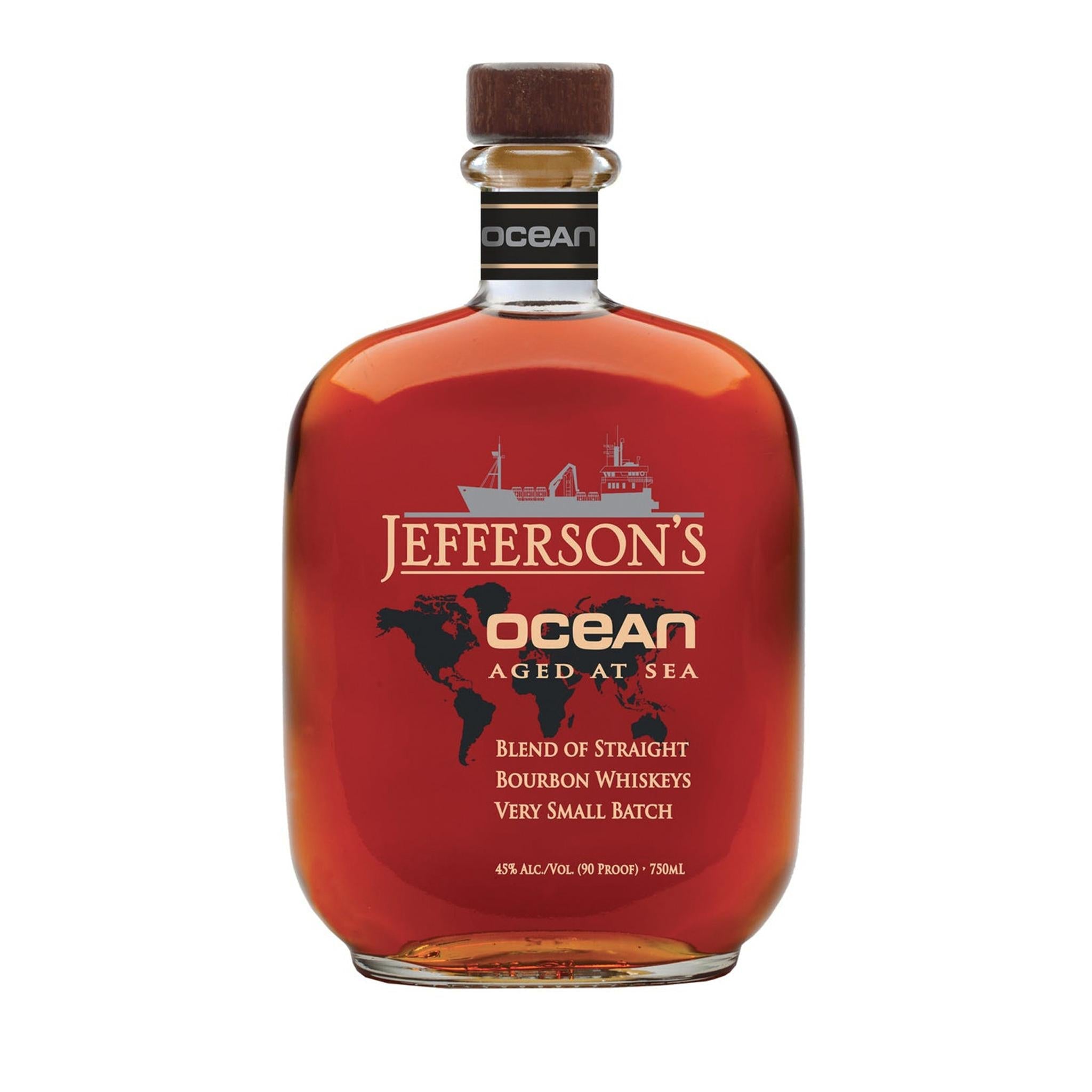 Jefferson's Straight Bourbon Ocean Aged At Sea Voyage No. 19 Wheated Mash Bill Whiskey