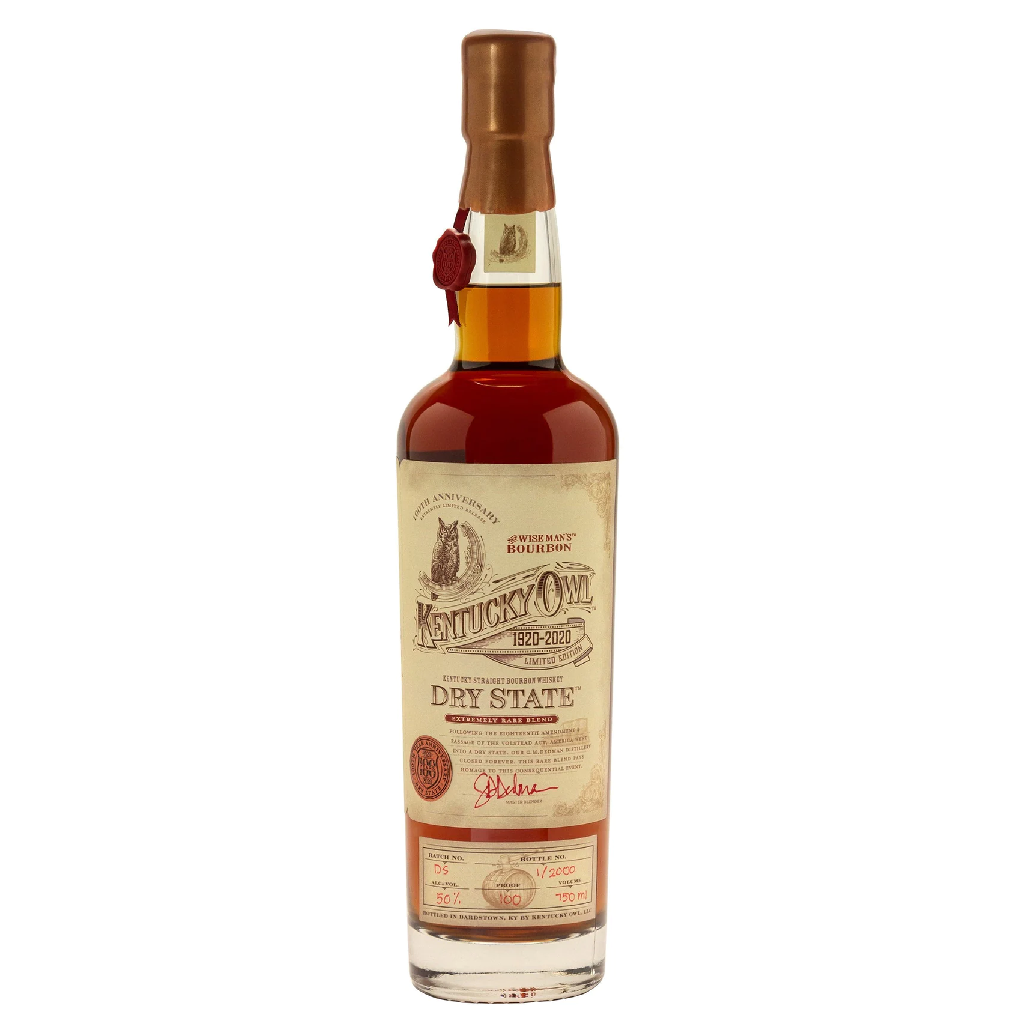 Kentucky Owl Dry State Kentucky Straight Bourbon Whiskey
