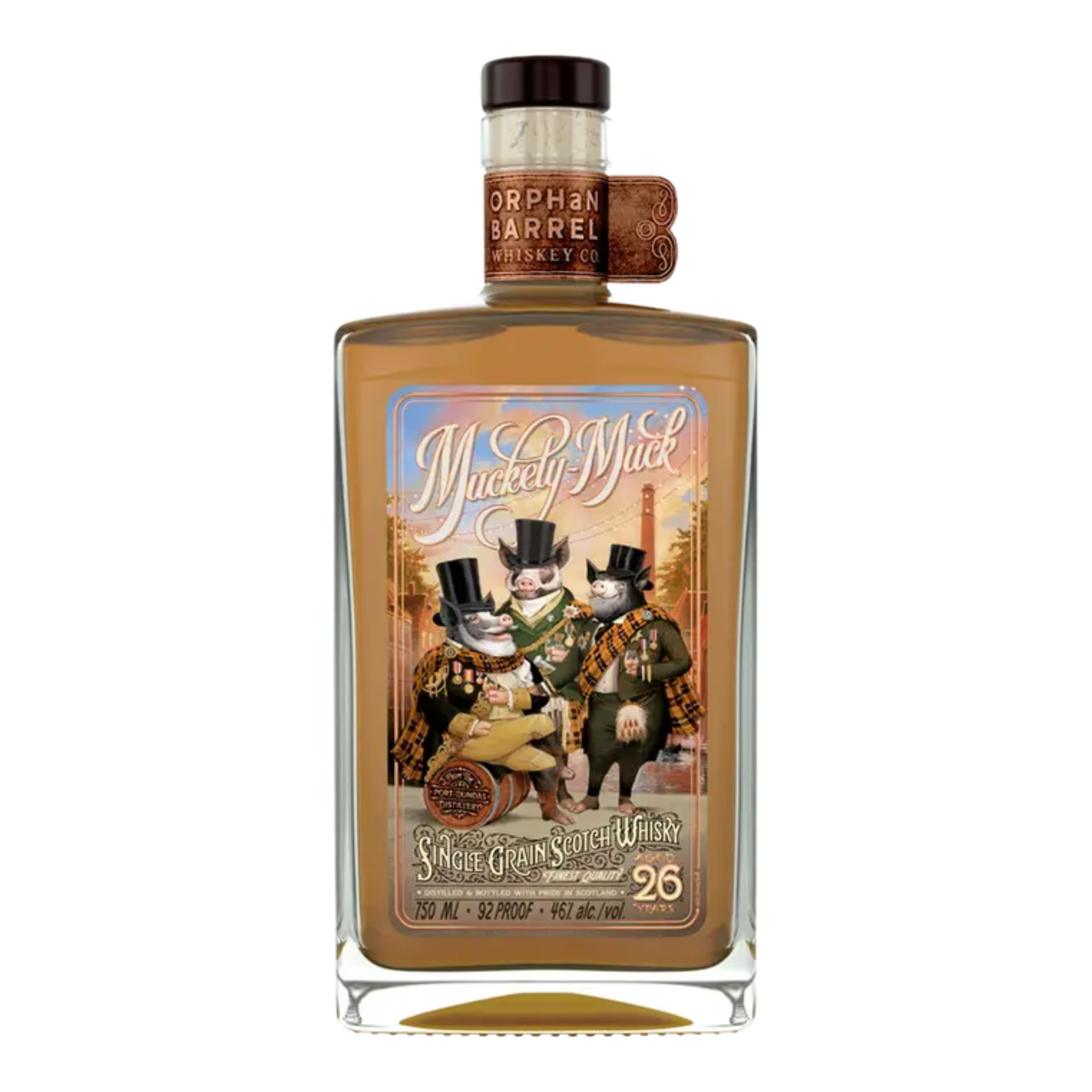 Orphan Barrel Single Grain Scotch Muckety Muck 26 Year Whiskey