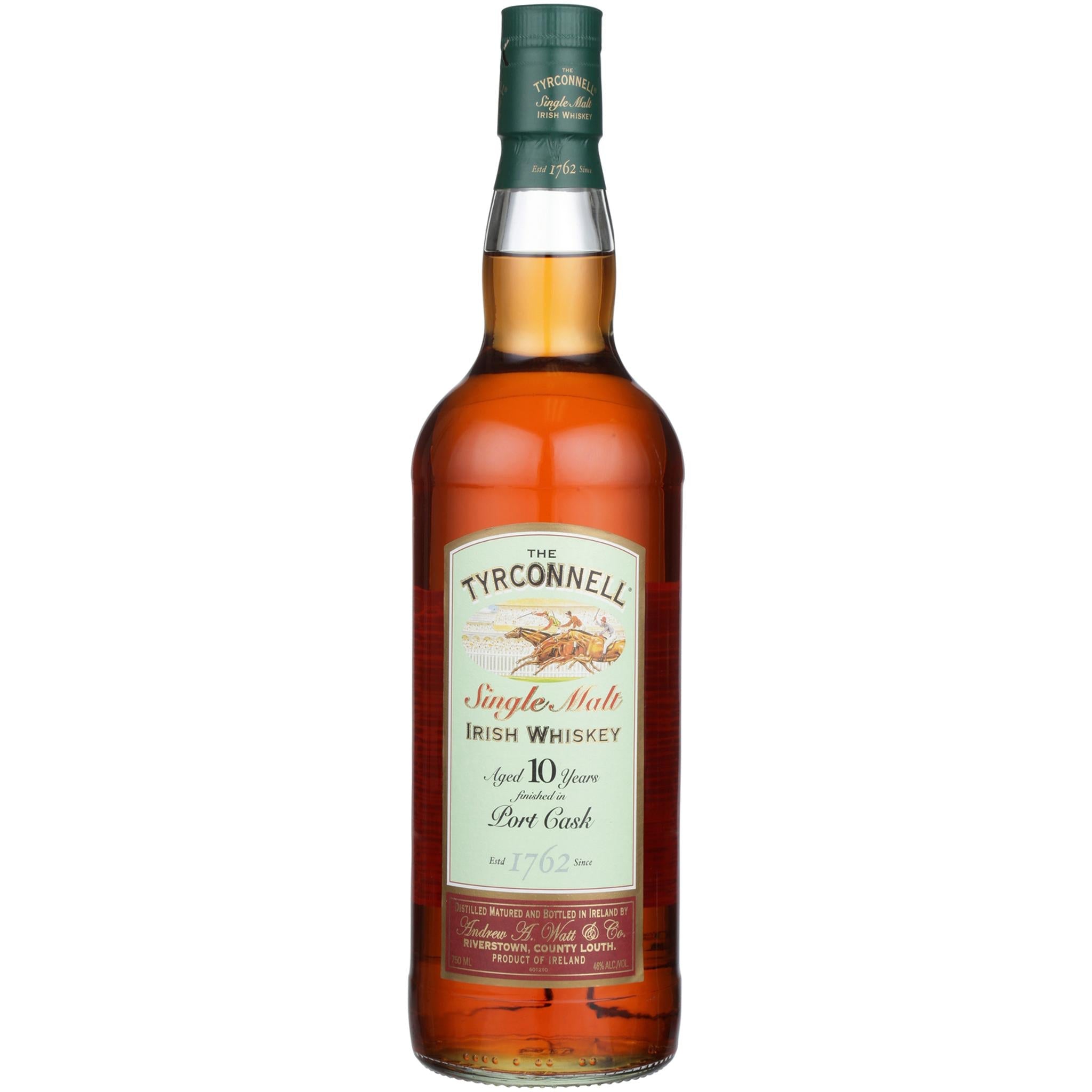 The Tyrconnell Single Malt Irish Whiskey Port Cask Finish 10 Year